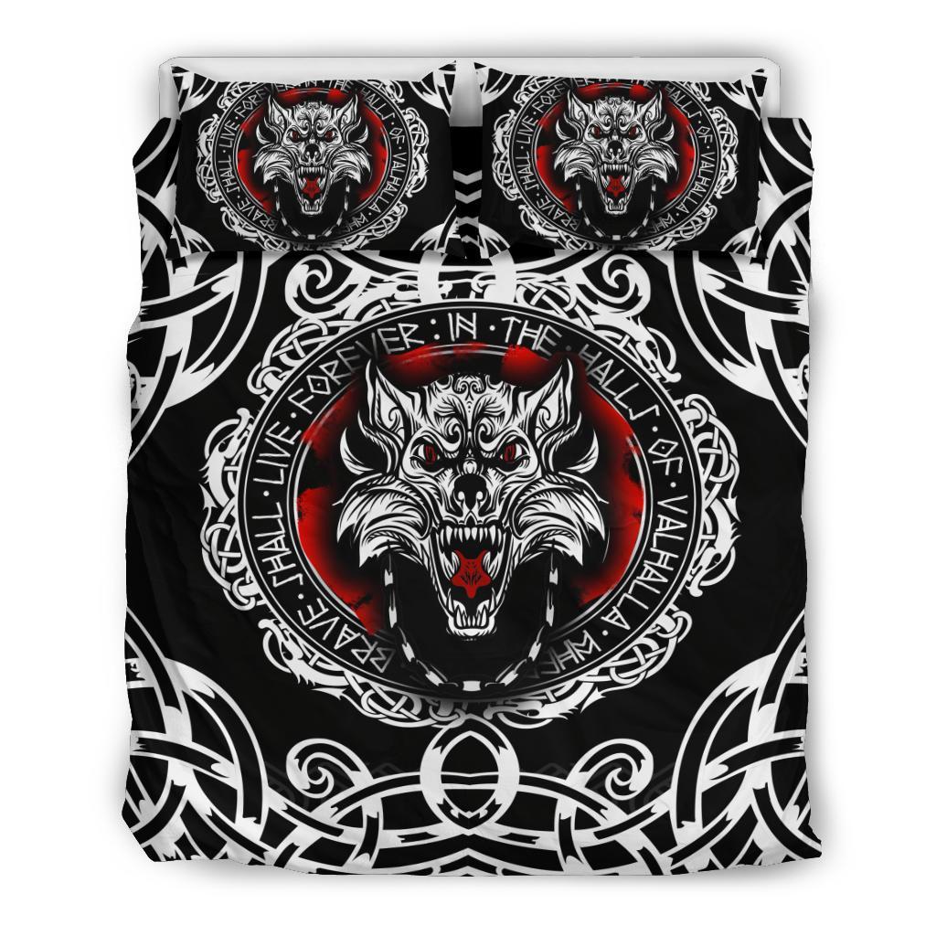 Viking Bedding Set, Fenrir Wolf RLT12 - Wonder Print Shop