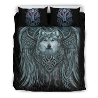 Viking Bedding Set, Spiral Wolf Spirit RLT12 - Wonder Print Shop
