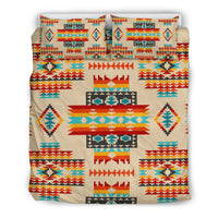 Cream Pattern Native American Bedding Set LT10 - Wonder Print Shop