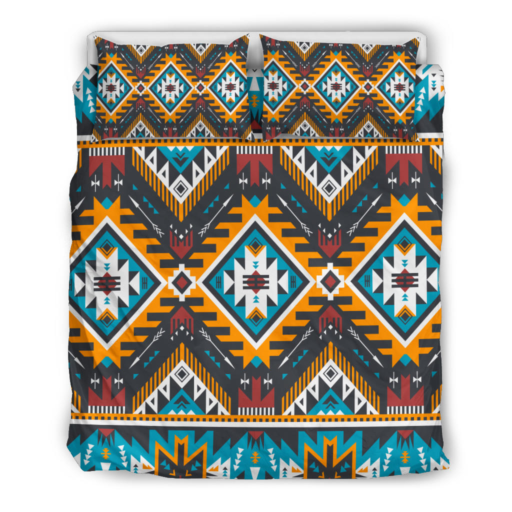Native American Yellow Aztec Geometric Bedding Set LT10 - Wonder Print Shop