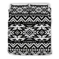 Black Pattern Native American Bedding Set LT10 - Wonder Print Shop