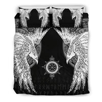 Viking Bedding Set Mystical Raven Tattoo Special RLT12 - Wonder Print Shop