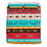 Native American Colorful Ethnic Style Bedding Set LT10 - Wonder Print Shop