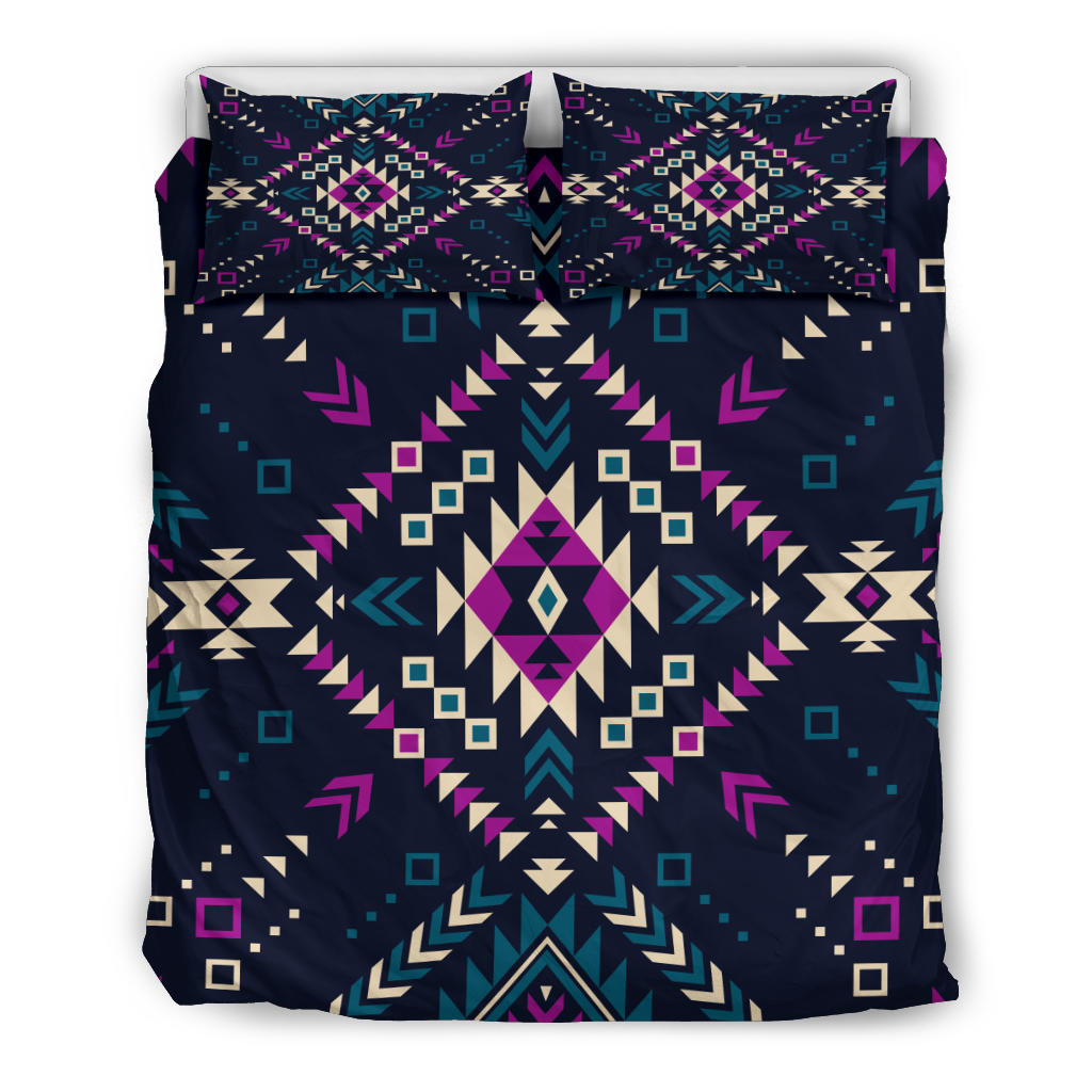 Native American Dark Color Tribal Pattern Bedding Set LT10 - Wonder Print Shop