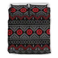 Black Pattern Native American Bedding Set LT10 - Wonder Print Shop