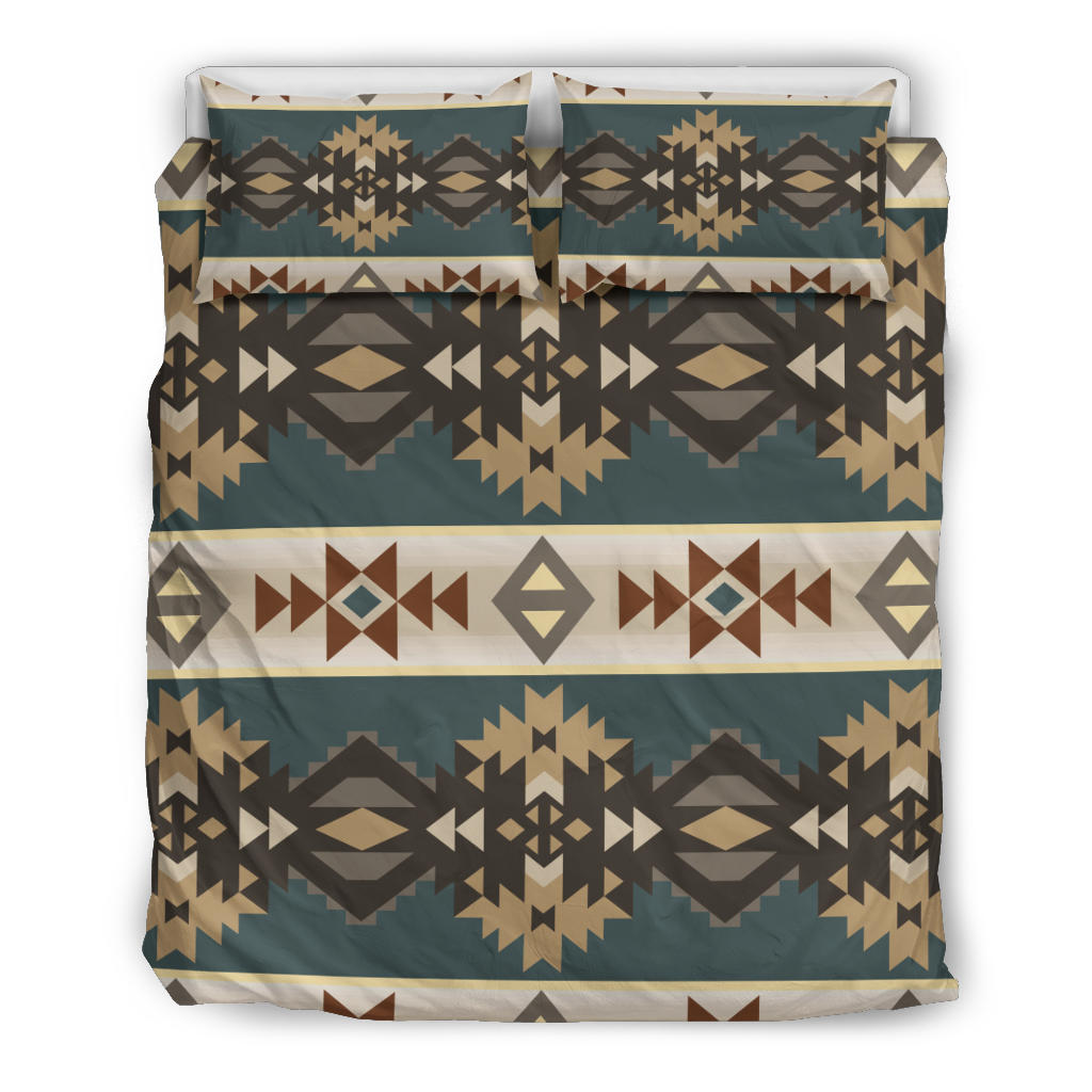 Native American Navajo Geometric Seamless Pattern Bedding Set LT10 - Wonder Print Shop
