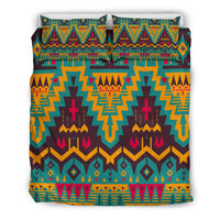 Native American Orange and Emerald Colors Bedding Set LT10 - Wonder Print Shop