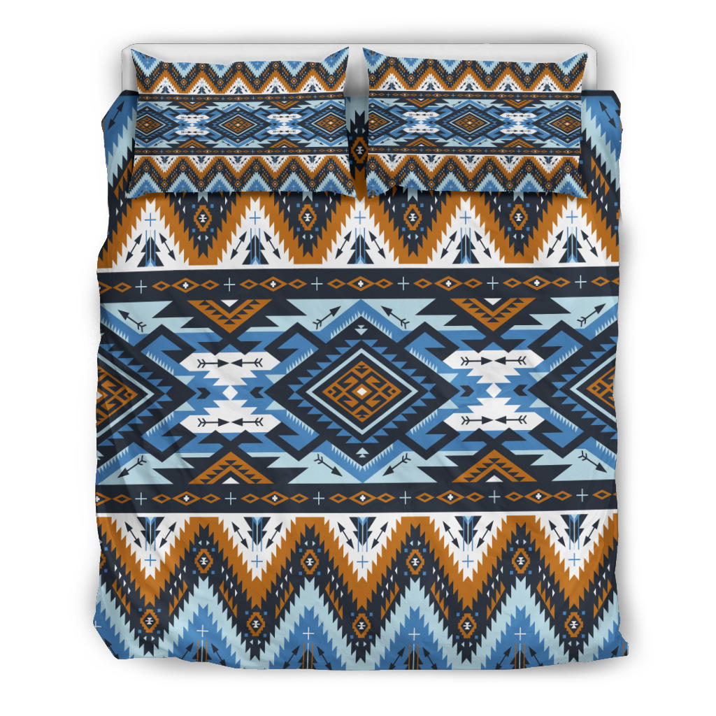 Native American Retro Colors Tribal Seamless Bedding Set LT10 - Wonder Print Shop