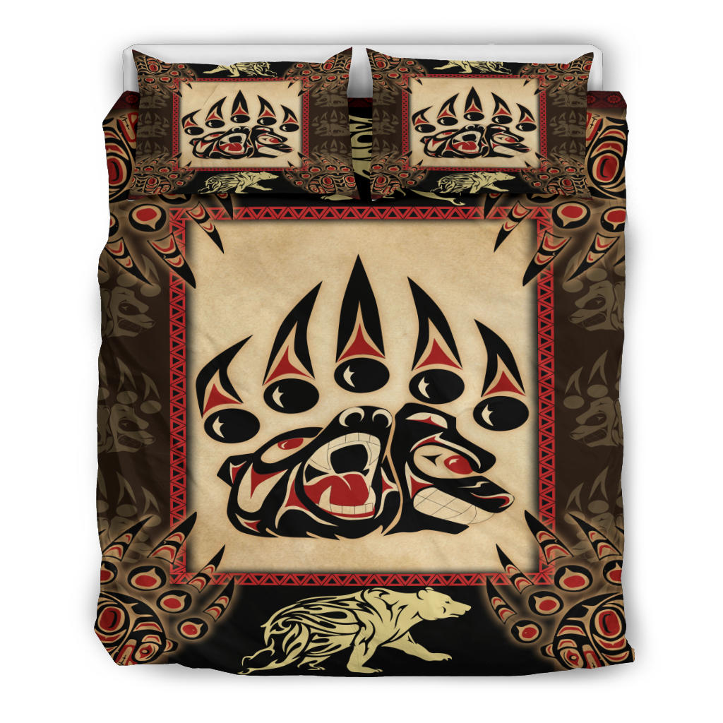 Symbol Bear Native American Bedding Set LT10 - Wonder Print Shop