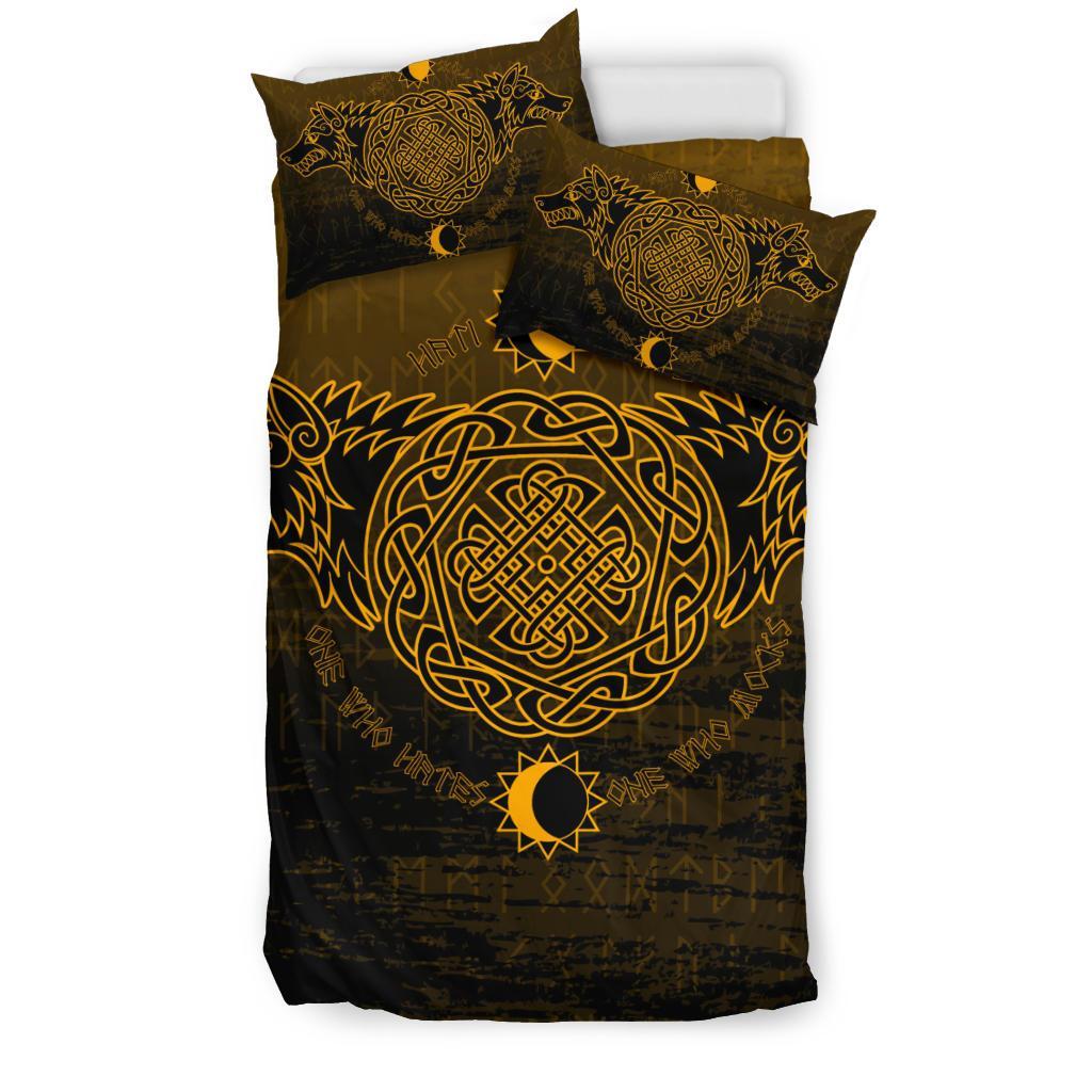 Viking Bedding Set, Skoll and Hati RLT12 - Wonder Print Shop