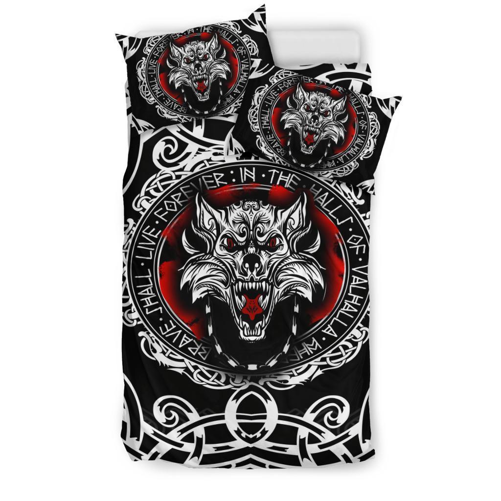 Viking Bedding Set, Fenrir Wolf RLT12 - Wonder Print Shop
