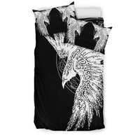 Viking Bedding Set Mystical Raven Tattoo Special RLT12 - Wonder Print Shop