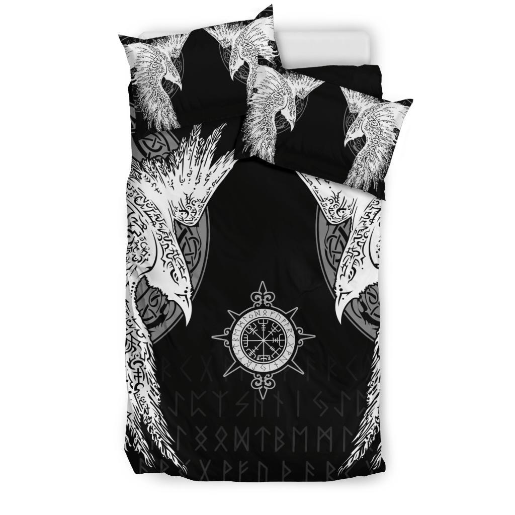 Viking Bedding Set Mystical Raven Tattoo Special RLT12 - Wonder Print Shop