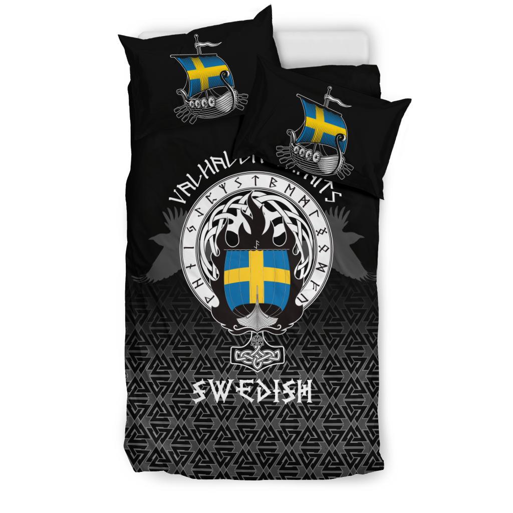 Viking Bedding Set Swedish Drakkar RLT12 - Wonder Print Shop