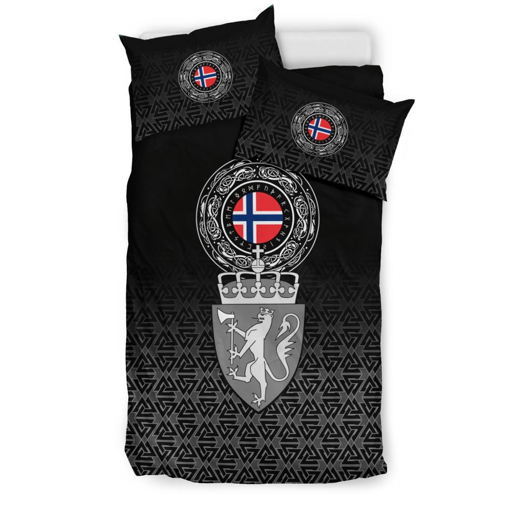 Viking Bedding Set Norway Coat Of Arms RLT12 - Wonder Print Shop