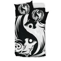 Viking Bedding Set Ying Yang Wolf RLT12 - Wonder Print Shop