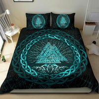 Viking Bedding Set, Celtic and Valknut and Tree Of Life Yggrdrasil RLT12 - Wonder Print Shop
