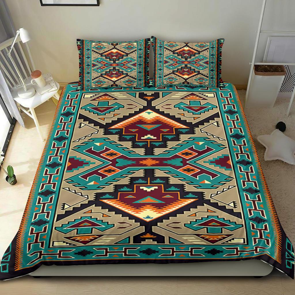 Blue Tribe Design Native American Bedding Set LT10 - Wonder Print Shop