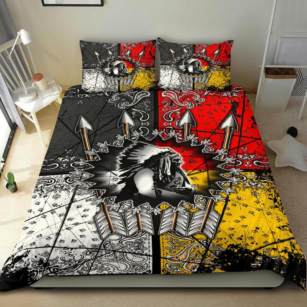 Chief Arrow Native American Bedding Set LT10 - Wonder Print Shop