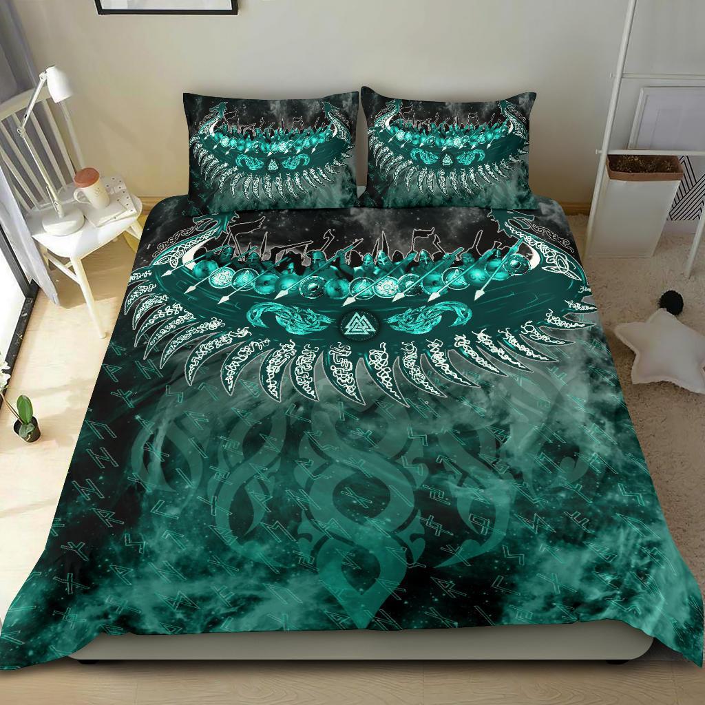Viking Drakkar Ship Bedding Set RLT12 - Wonder Print Shop