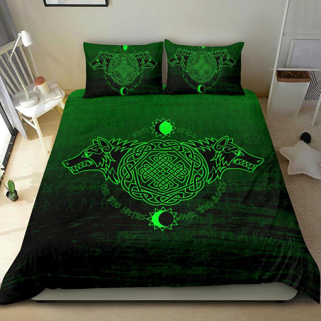 Viking Bedding Set, Skoll and Hati RLT12 - Wonder Print Shop