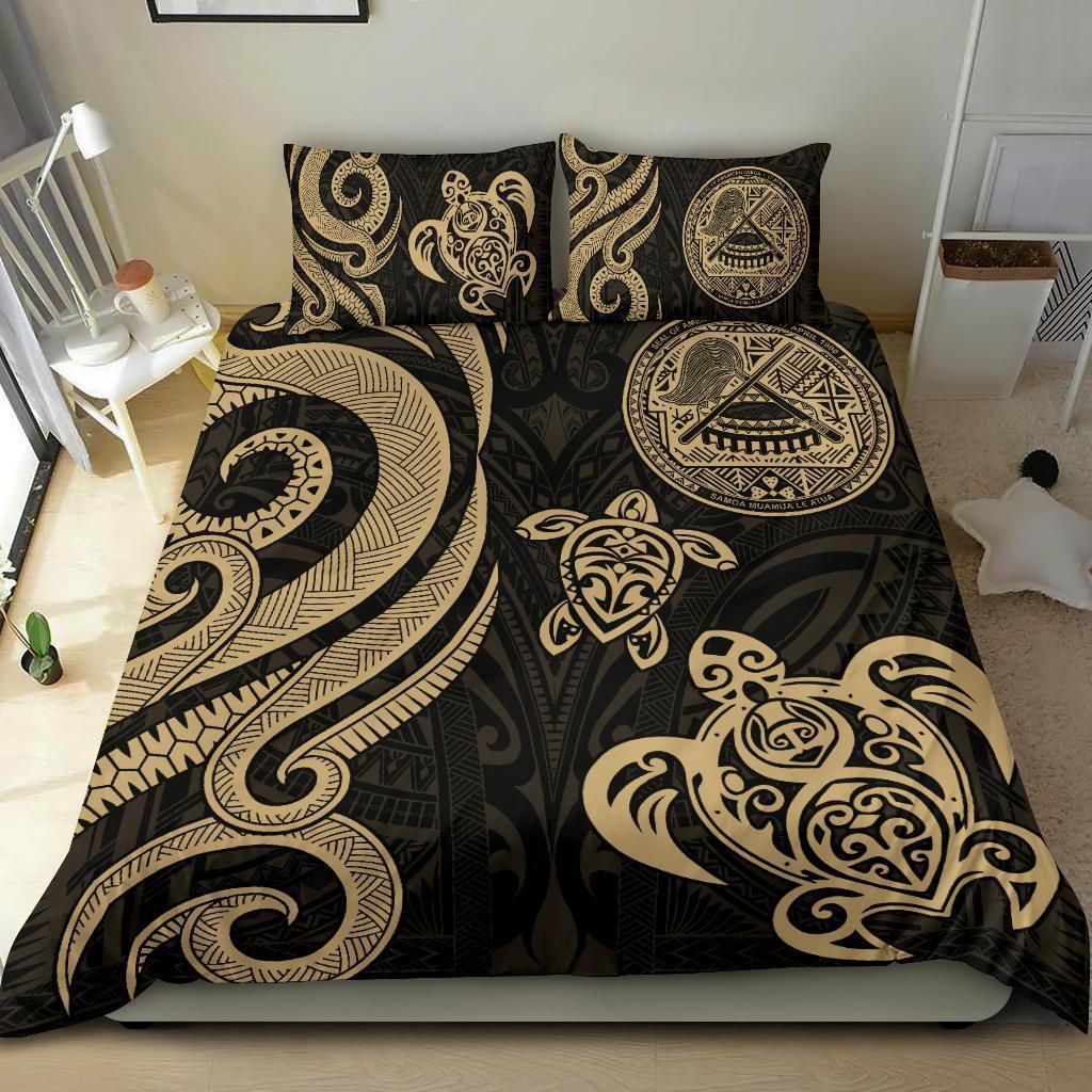 american-samoa-bedding-set-gold-tentacle-turtle