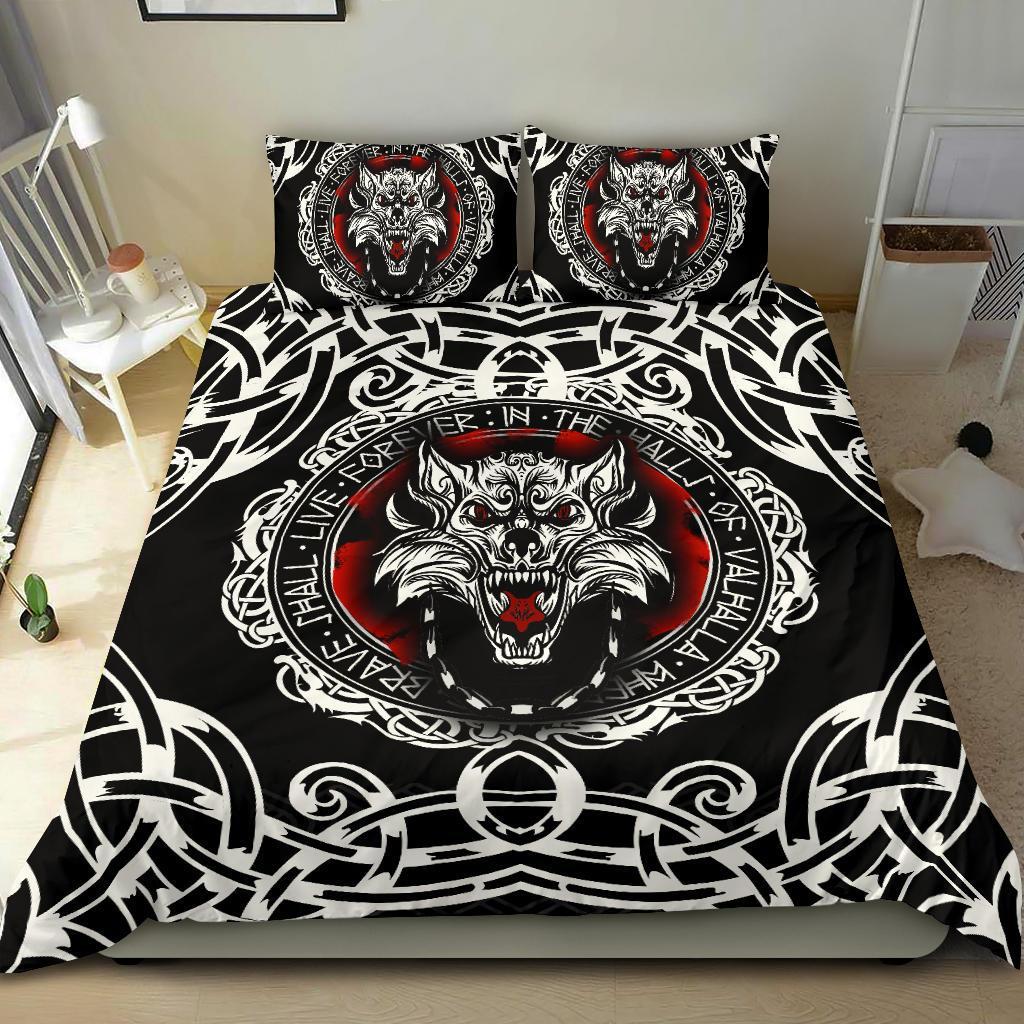 Viking Bedding Set, Fenrir Wolf RLT12 - Wonder Print Shop