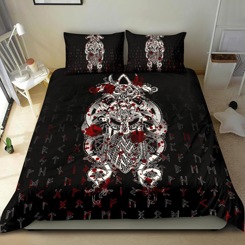 Viking Tyr Tattoo Blood Bedding Set RLT12 - Wonder Print Shop
