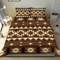 Brown Pattern Native American Bedding Set LT10 - Wonder Print Shop