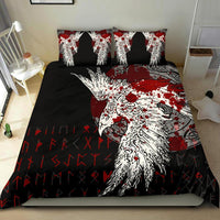 Viking Bedding Set Mystical Raven Tattoo Blood RLT12 - Wonder Print Shop