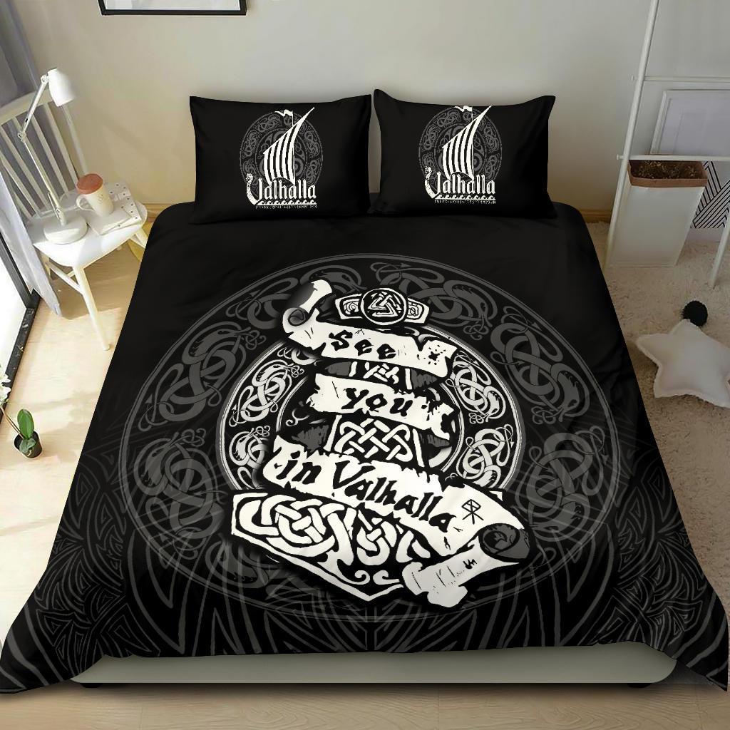 Viking Bedding Set See You In Valhalla RLT12 - Wonder Print Shop