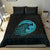 Viking Bedding Set Fenrir Wolf Cyan RLT12 - Wonder Print Shop