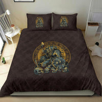 Viking Bedding Set Warrior Viking Shield Skull RLT12 - Wonder Print Shop