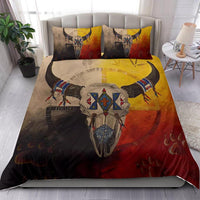 Bison Medicine Wheels Native American Bedding Set LT10 - Wonder Print Shop