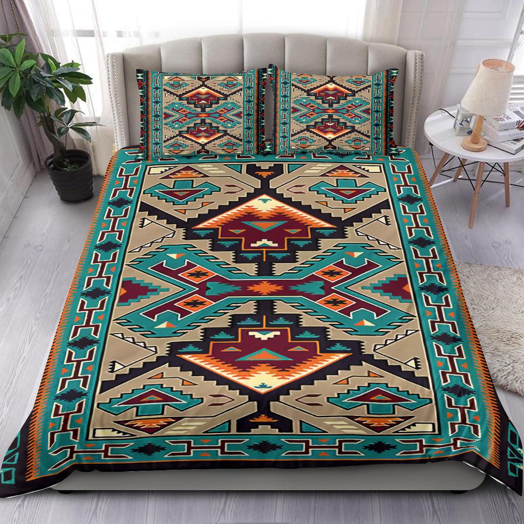 Blue Tribe Design Native American Bedding Set LT10 - Wonder Print Shop