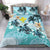 Kanaka Maoli (Hawaiian) Bedding Set - Blue Turtle Hibiscus - Wonder Print Shop