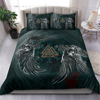 Viking Bedding Set, Ravens Skull Tattoo 9 RLT12 - Wonder Print Shop