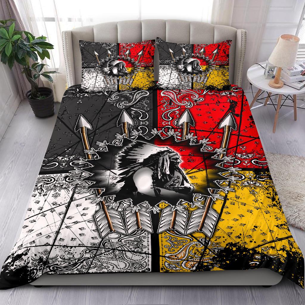 Chief Arrow Native American Bedding Set LT10 - Wonder Print Shop