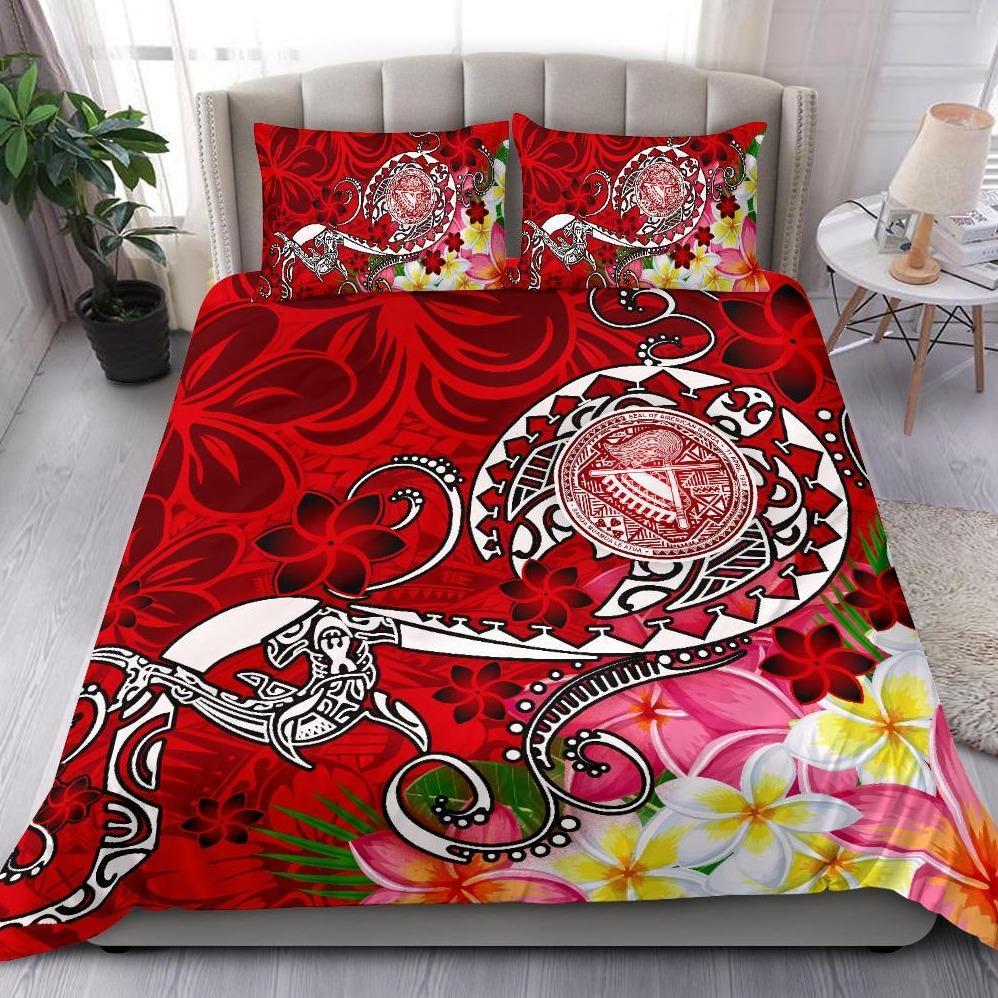 american-samoa-polynesian-bedding-set-turtle-plumeria-red