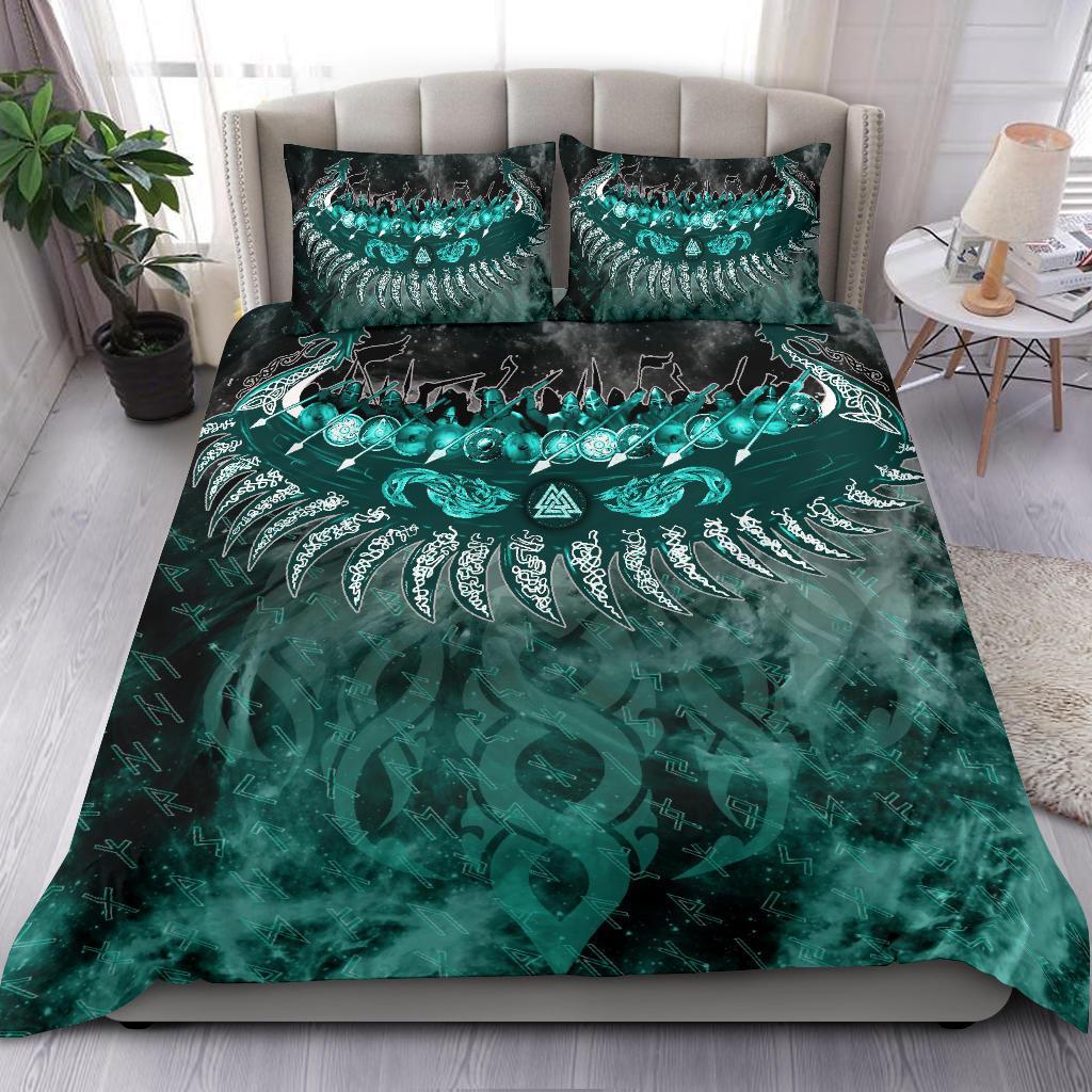 Viking Drakkar Ship Bedding Set RLT12 - Wonder Print Shop
