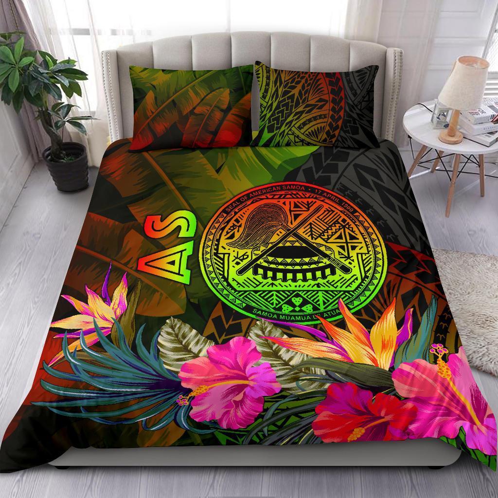 american-samoa-polynesian-bedding-set-hibiscus-and-banana-leaves