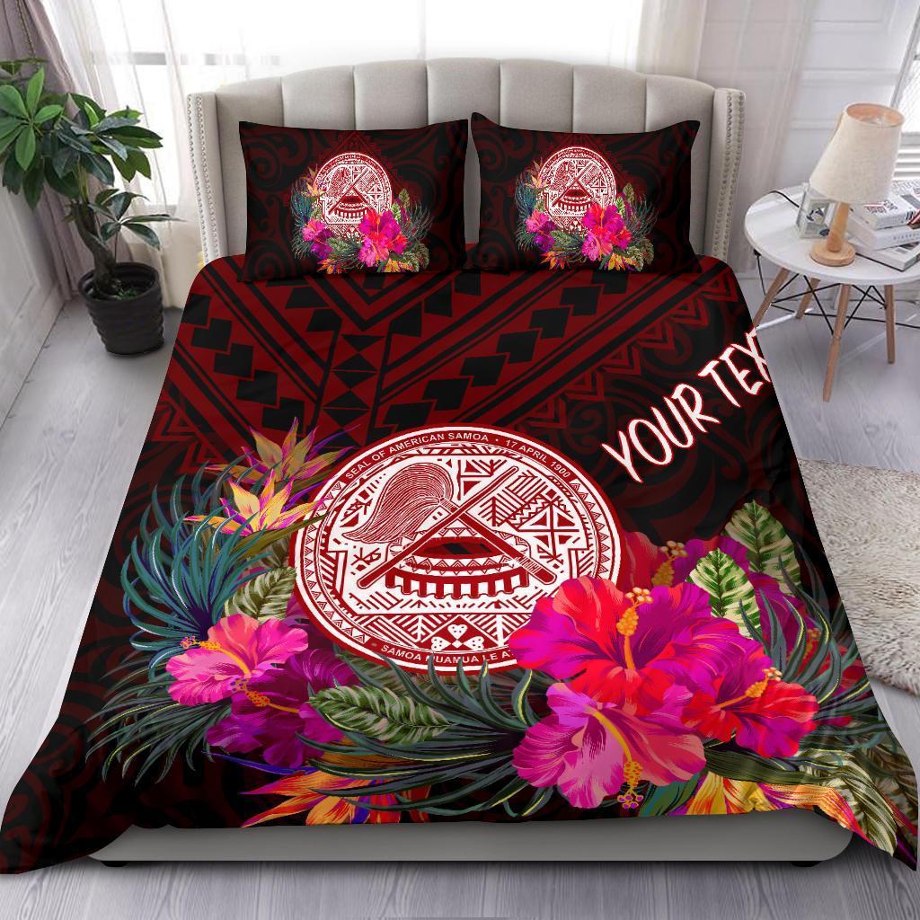 american-samoa-personalised-bedding-set-coat-of-arm-with-polynesian-patterns