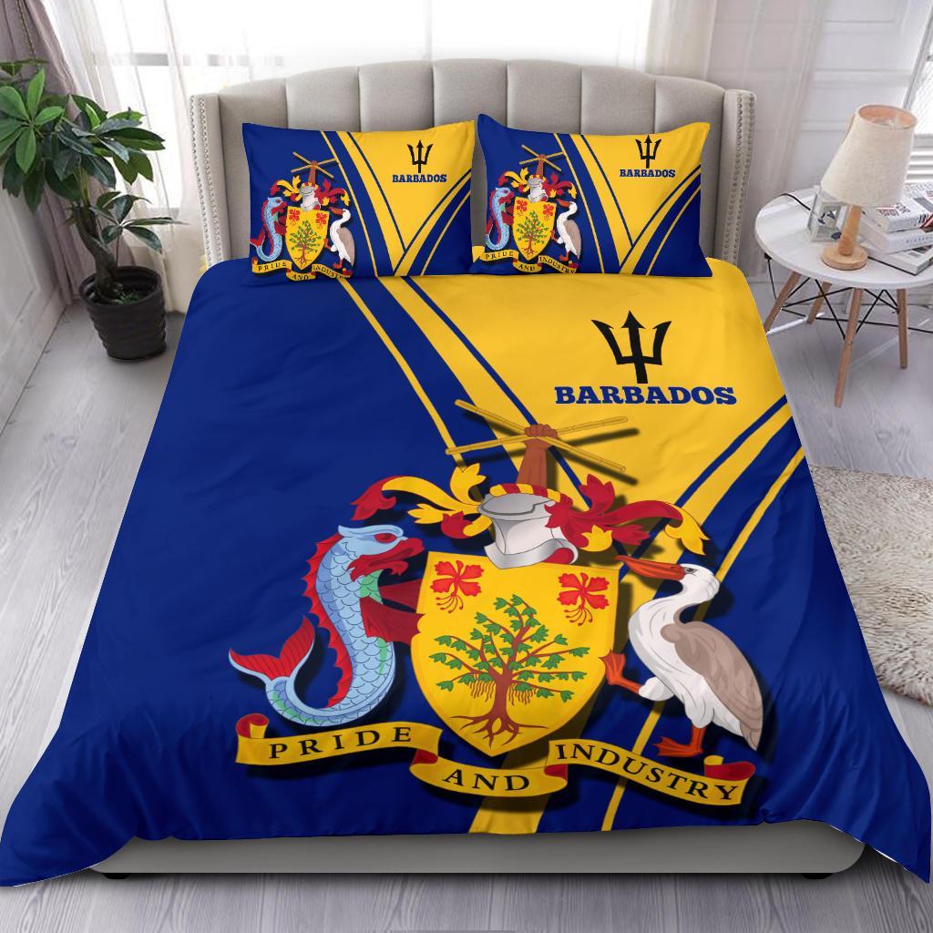 barbados-bedding-set-barbados-coat-of-arms-flag