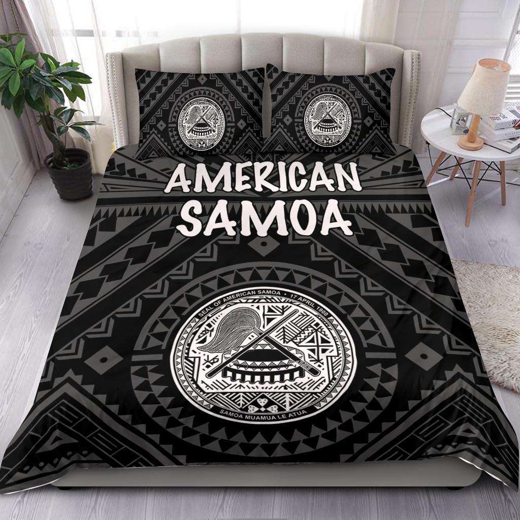 american-samoa-bedding-set-seal-in-polynesian-tattoo-style-black