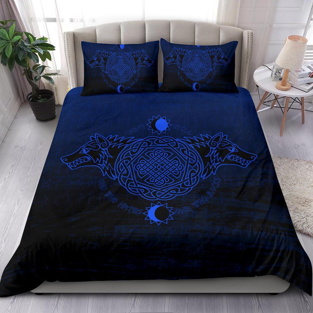 Viking Bedding Set, Skoll and Hati RLT12 - Wonder Print Shop