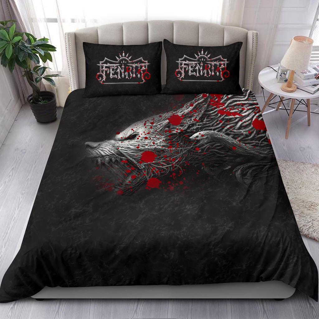 Viking Bedding Set, Fenrir Blood RLT12 - Wonder Print Shop