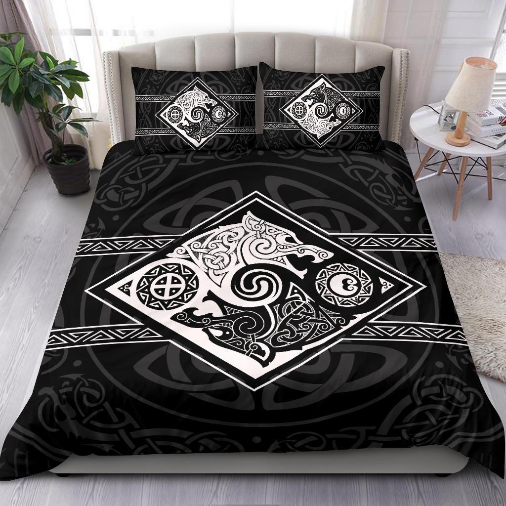 Vikings Bedding Set The Wolves, Skoll and Hati RLT12 - Wonder Print Shop