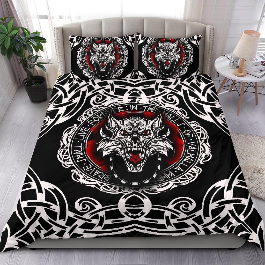Viking Bedding Set, Fenrir Wolf RLT12 - Wonder Print Shop