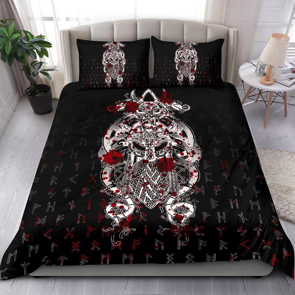Viking Tyr Tattoo Blood Bedding Set RLT12 - Wonder Print Shop