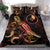 yap-polynesian-bedding-set-turtle-with-blooming-hibiscus-gold